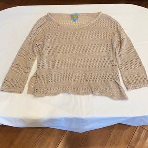 C&C California crocheted top